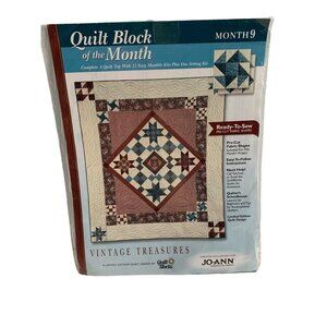 Vintage Treasures Perpetual Motion Quilt Block of the Month 9 by Joann Fabrics k